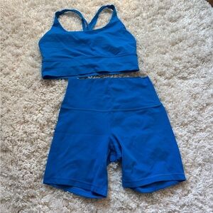 lululemon athletica Blue Tank Top